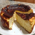 air fryer basque cheesecake high protein