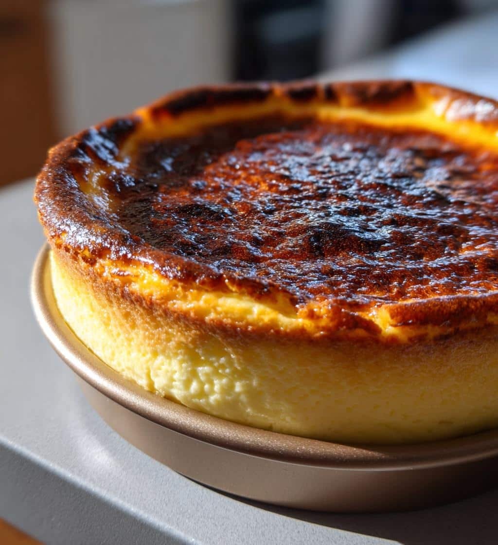 air fryer basque cheesecake homemade