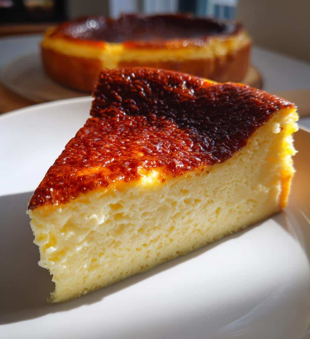 air fryer basque cheesecake kid friendly - detail 1
