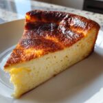 air fryer basque cheesecake no bake style