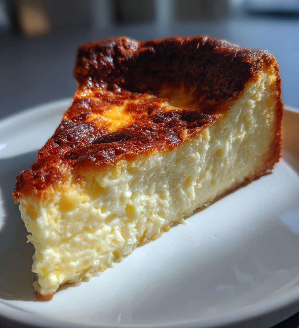 air fryer basque cheesecake no oven
