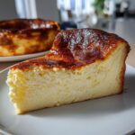 air fryer basque cheesecake party dessert