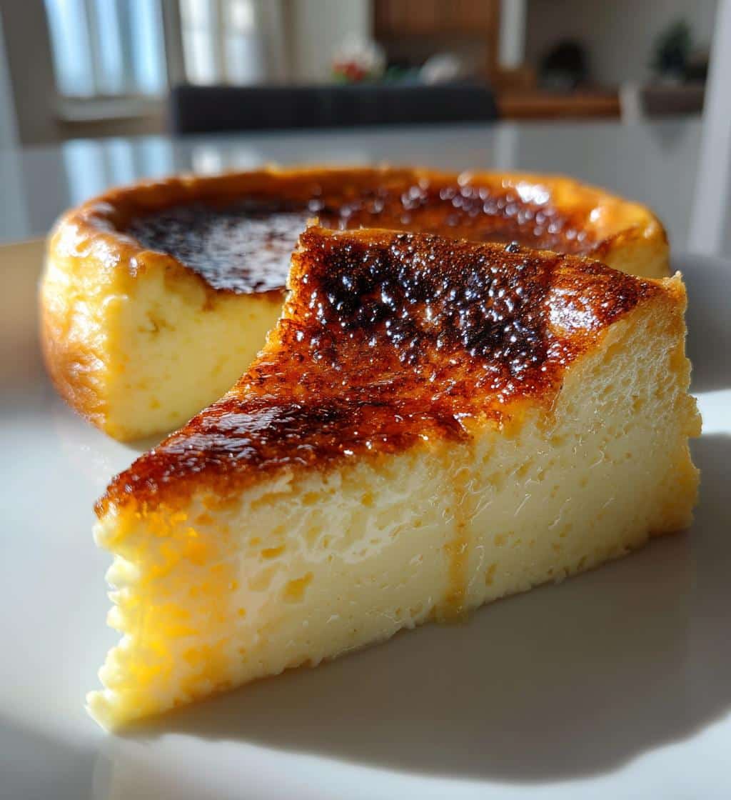 air fryer basque cheesecake simple ingredients