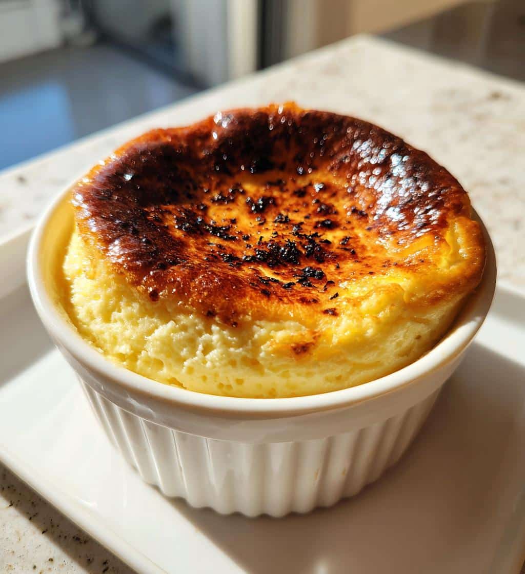 air fryer basque cheesecake single serve