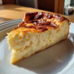 air fryer basque cheesecake with cake mix
