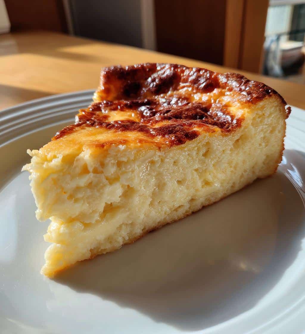 air fryer basque cheesecake with cake mix