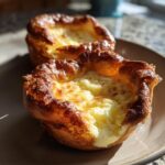air fryer basque cheesecake with puff pastry