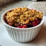 air fryer berry crisp from scratch