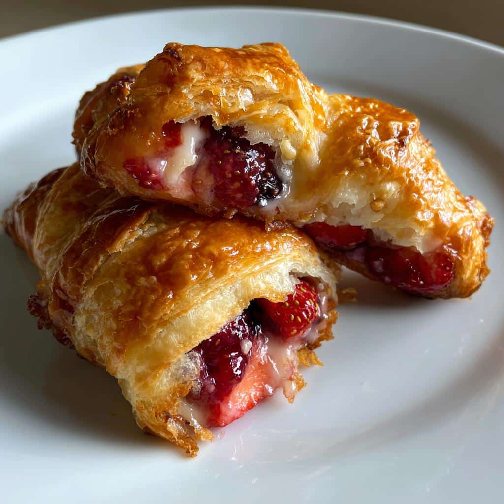 air fryer berry crisp with crescent rolls