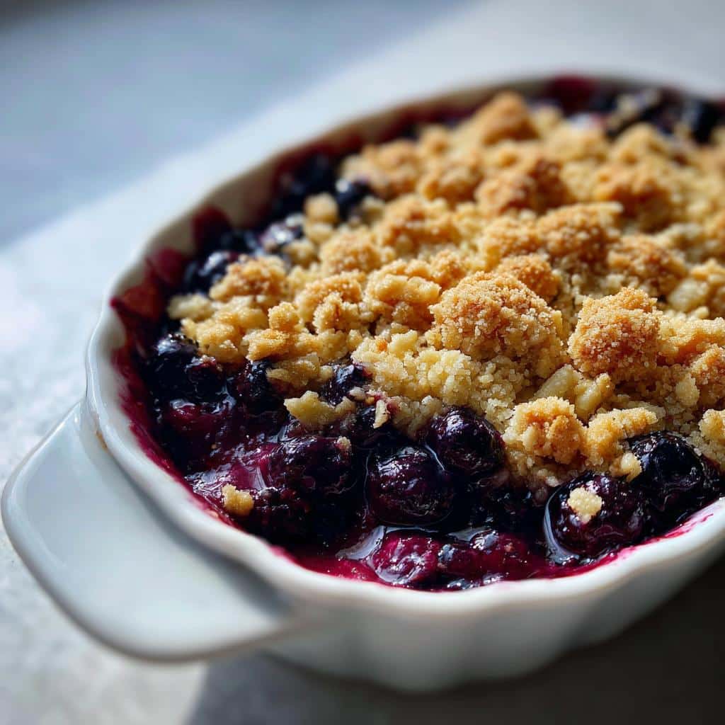 air fryer blueberry crisp for beginners - detail 1