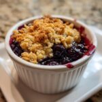 air fryer blueberry crisp no oven