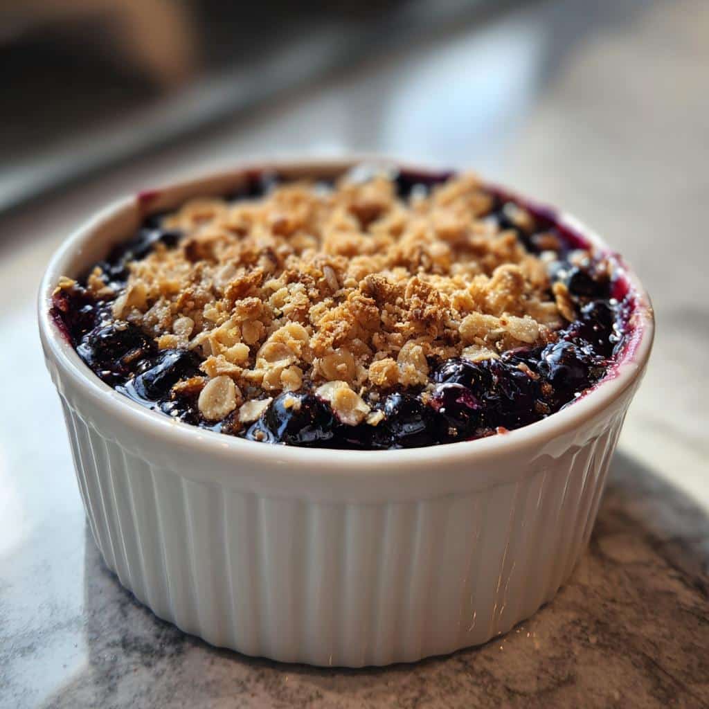 Irresistible 30-Minute Air Fryer Blueberry Crisp Party Dessert 4 air fryer blueberry crisp party dessert - detail 1
