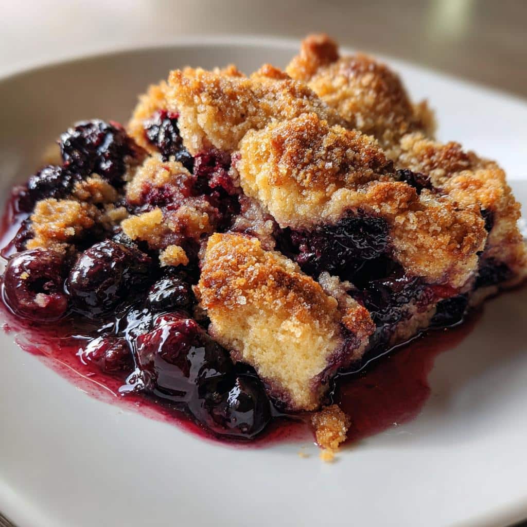 air fryer blueberry crisp with crescent rolls