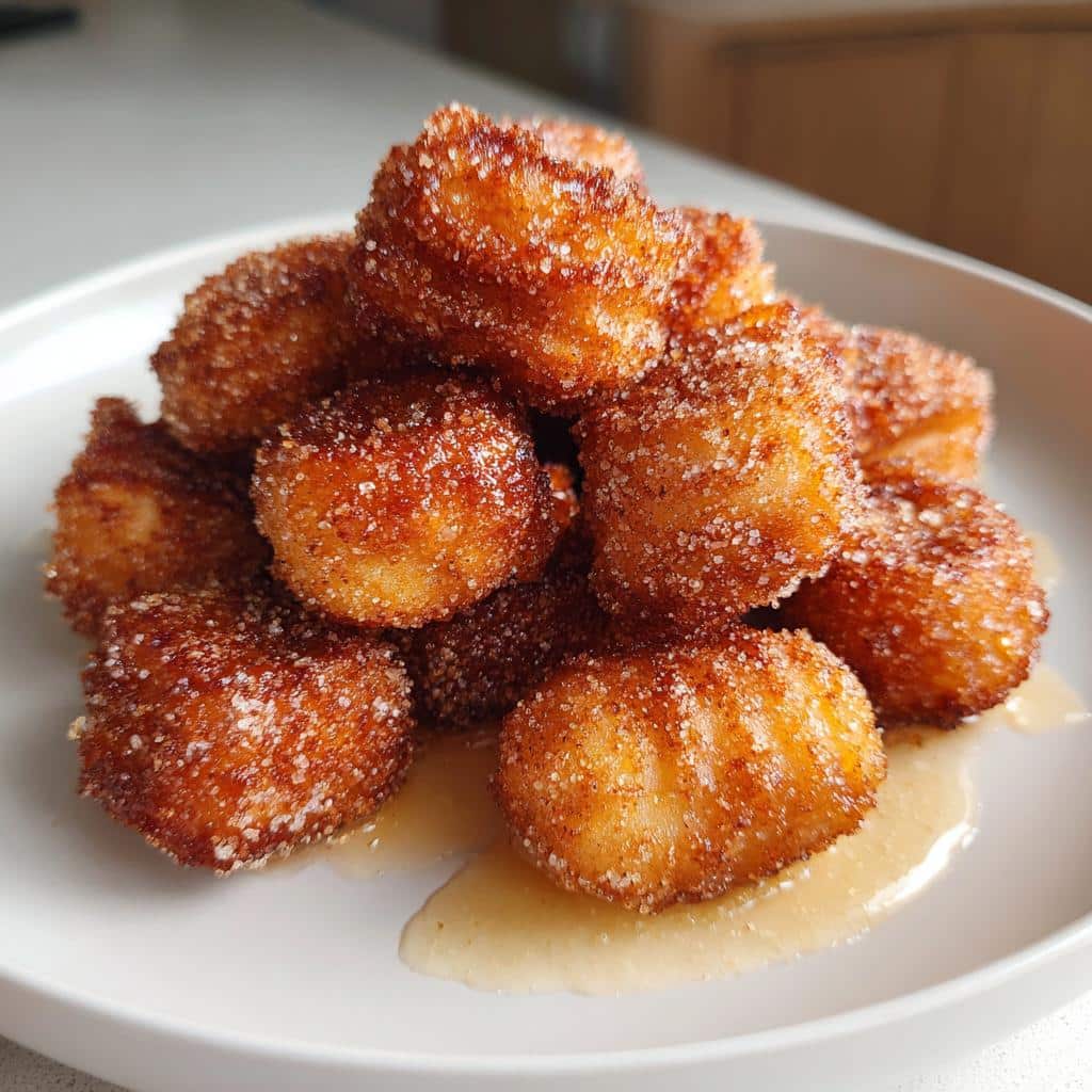 air fryer churro bites 3 ingredient