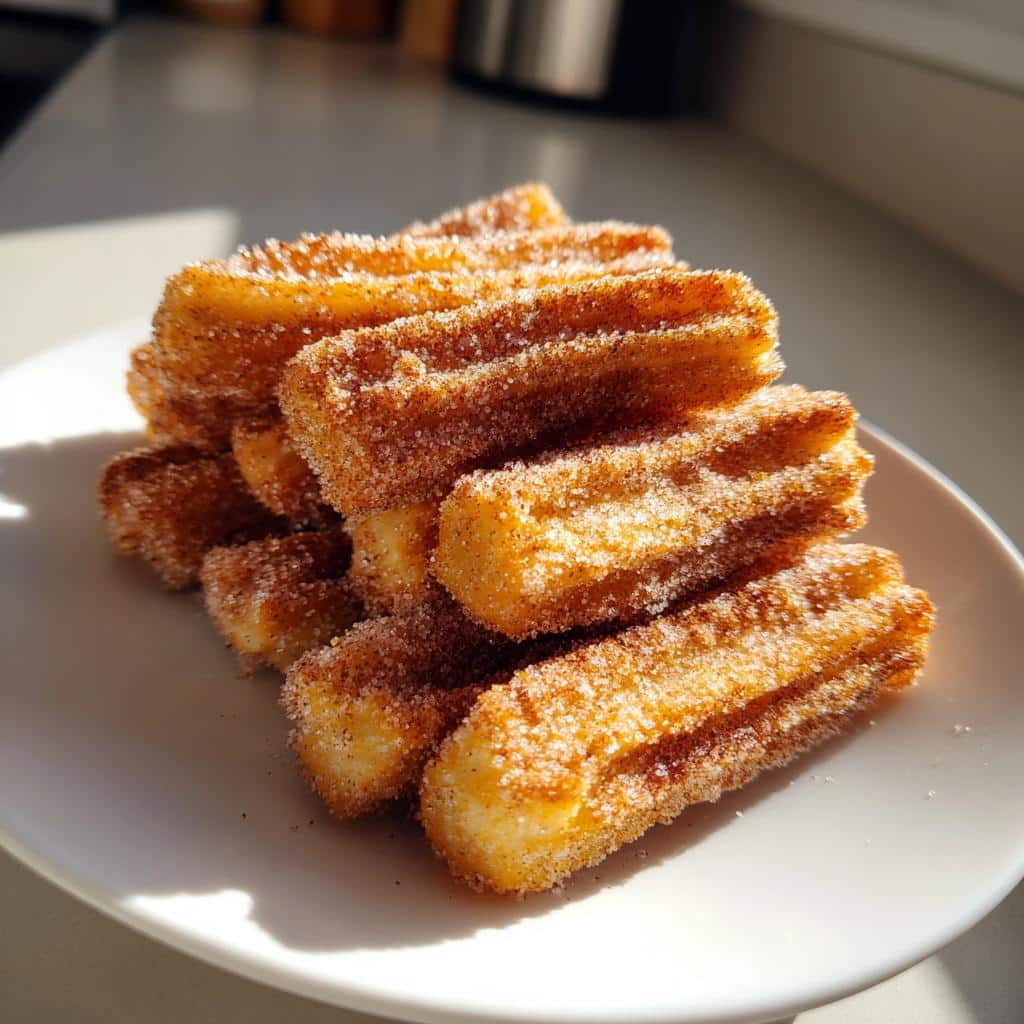air fryer churro bites crispy - detail 1