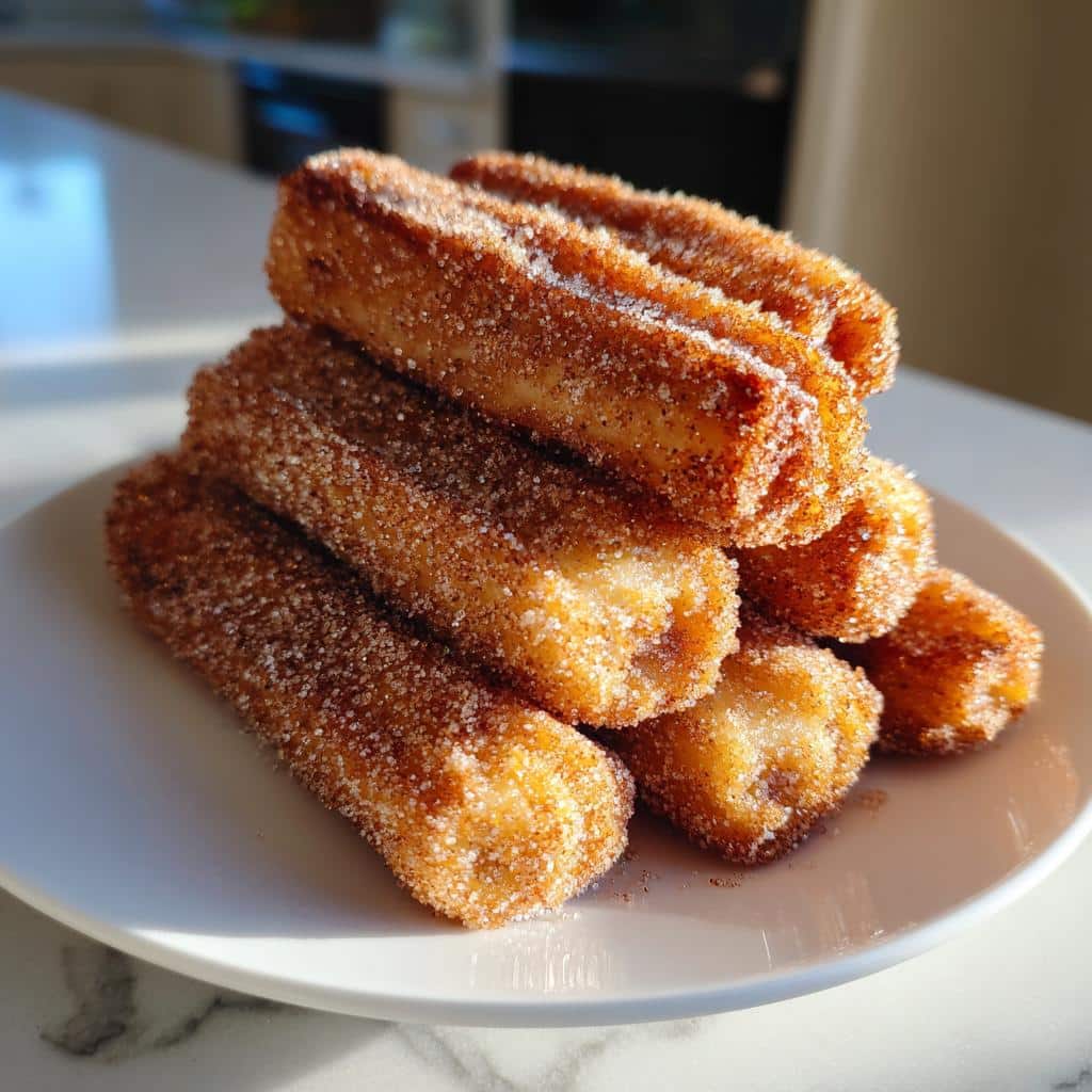 air fryer churro bites crispy