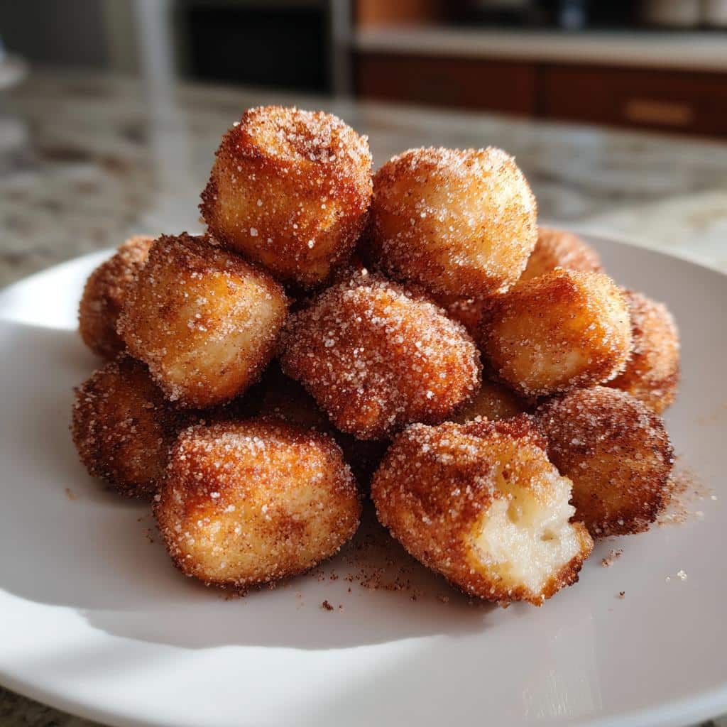 air fryer churro bites healthy - detail 1