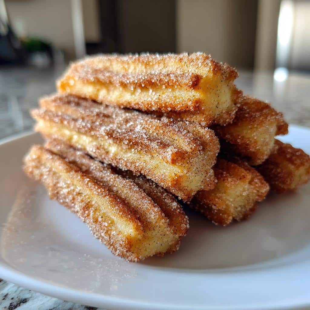 air fryer churro bites homemade - detail 1
