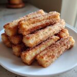 air fryer churro bites homemade