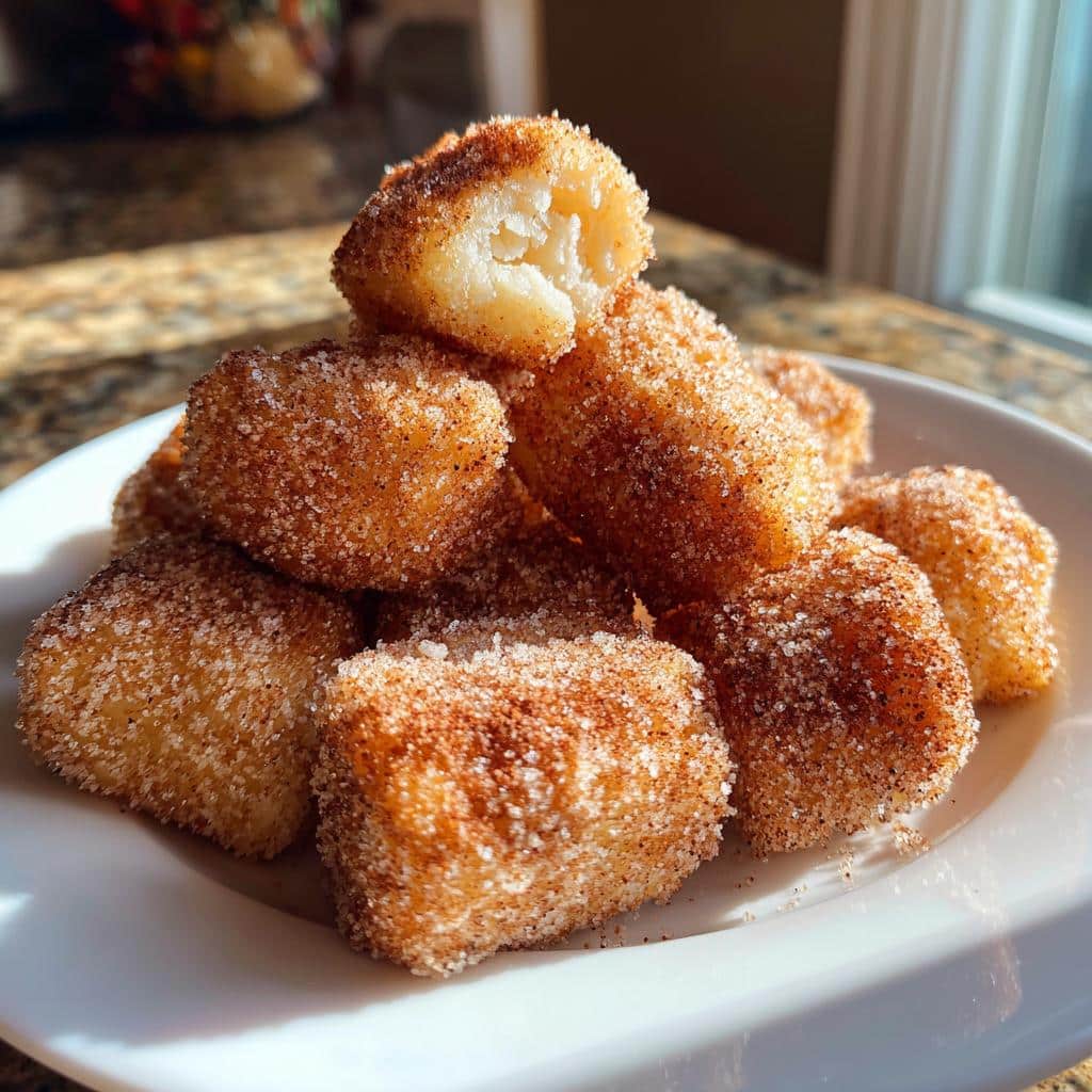 air fryer churro bites kid friendly