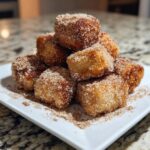 air fryer churro bites simple ingredients