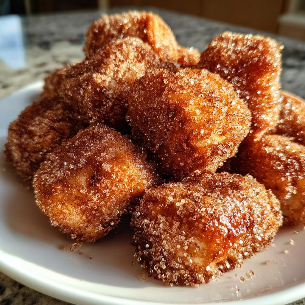 air fryer churro bites single serve