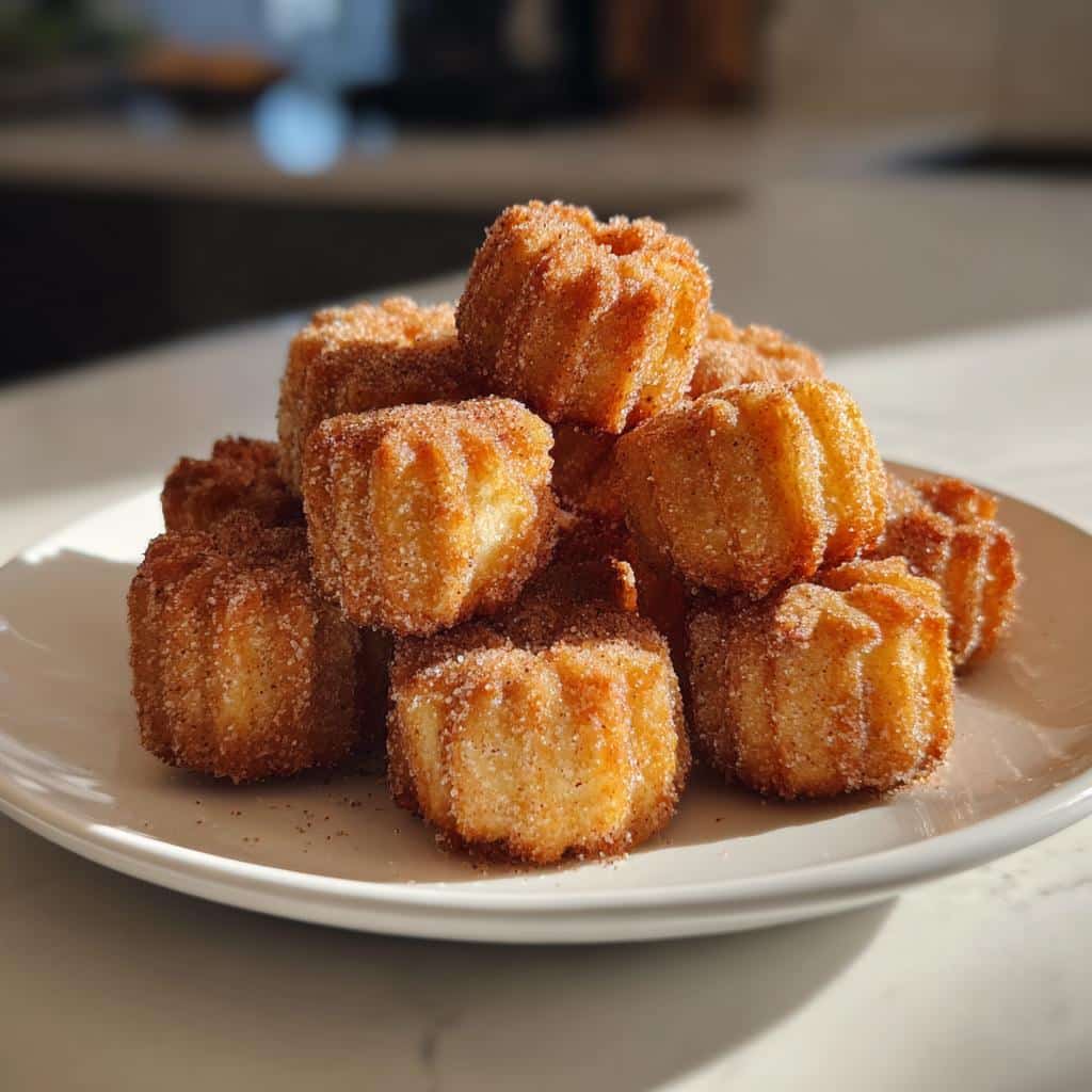 air fryer churro bites small batch - detail 1