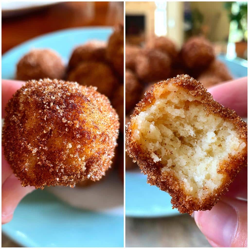 air fryer churro bites soft center - detail 1