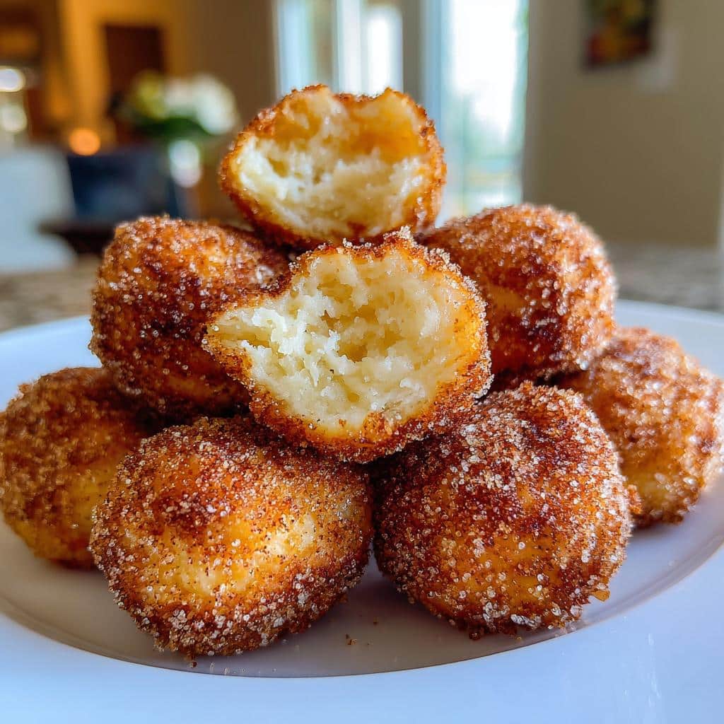 air fryer churro bites soft center