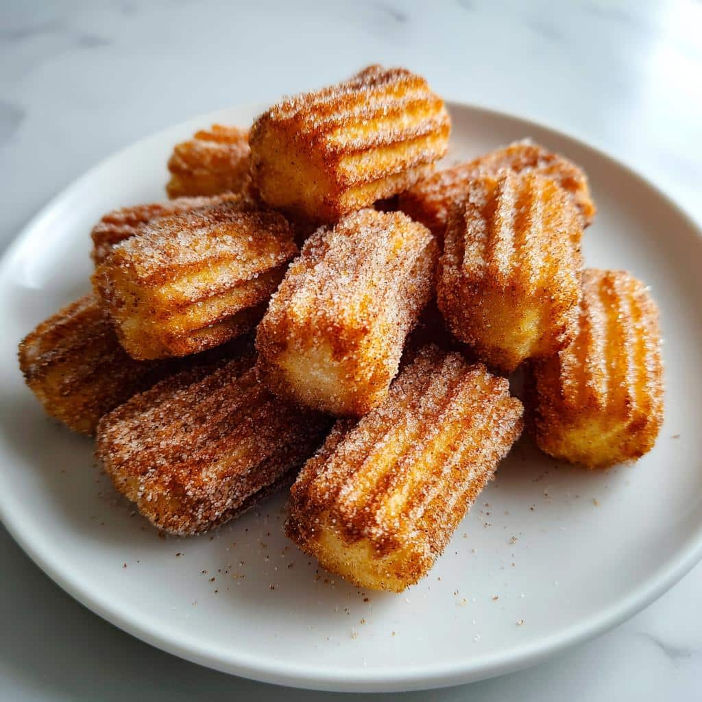 air fryer churro bites winter dessert - detail 1