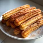 air fryer churro bites winter dessert
