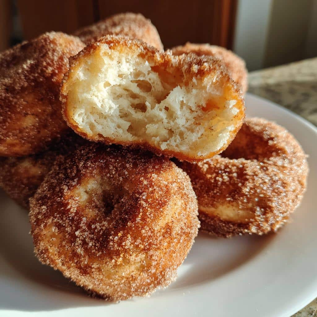 air fryer churro donuts 10 minute - detail 1