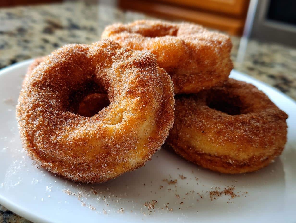 air fryer churro donuts 3 ingredient - detail 1