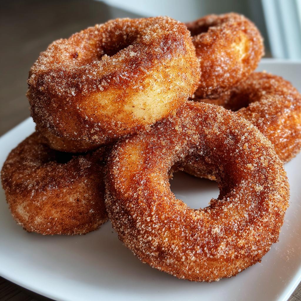 air fryer churro donuts 5 ingredient