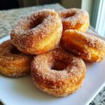 air fryer churro donuts 5 minute
