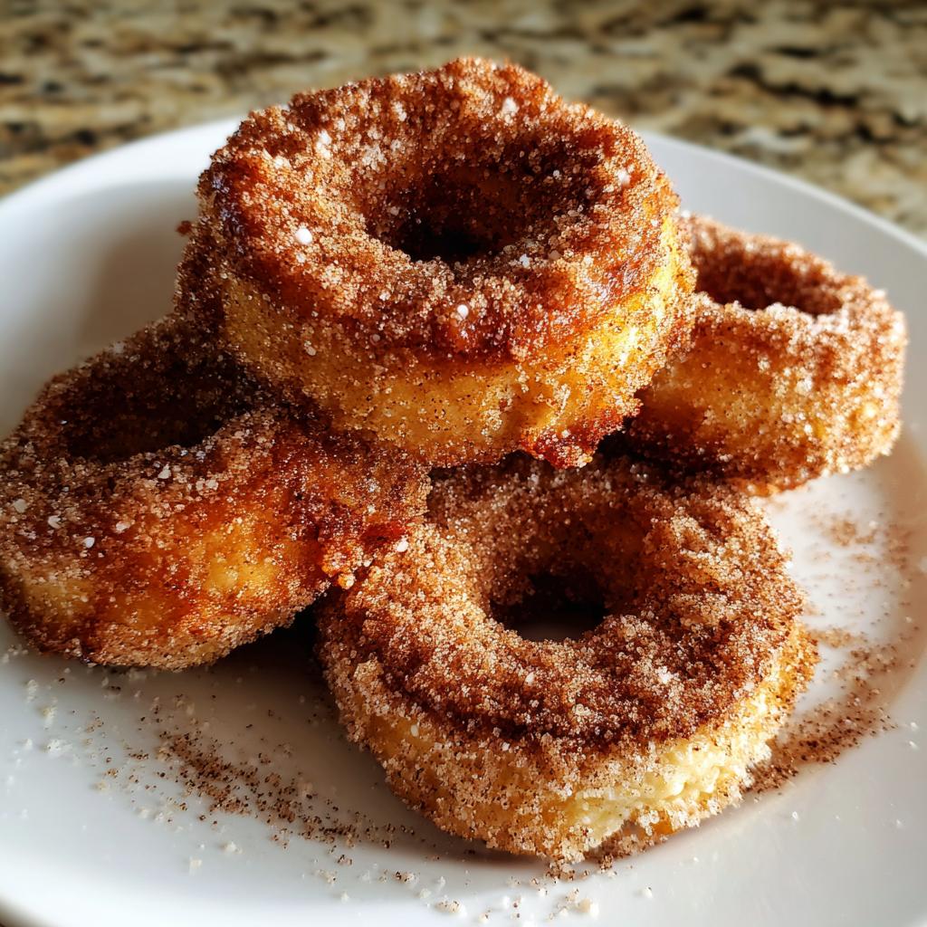 air fryer churro donuts budget friendly