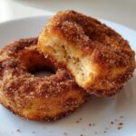 air fryer churro donuts crispy