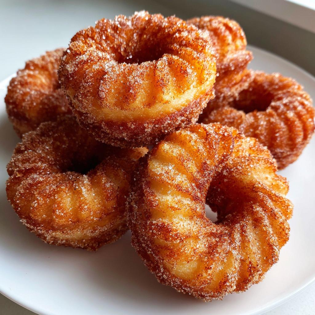 air fryer churro donuts easy