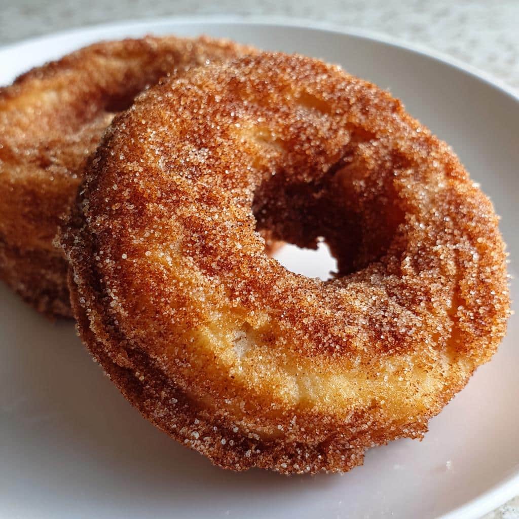 air fryer churro donuts from scratch