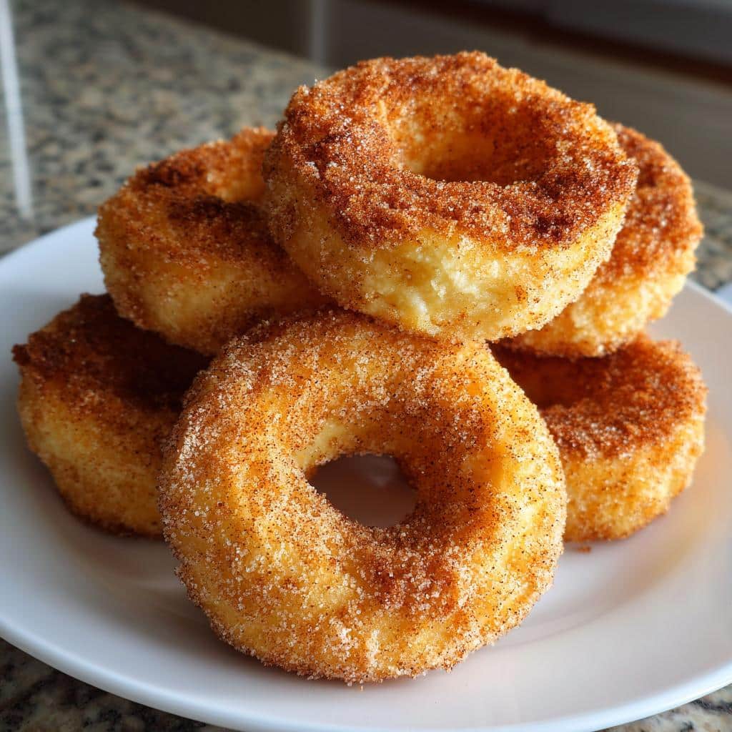 air fryer churro donuts high protein - detail 1