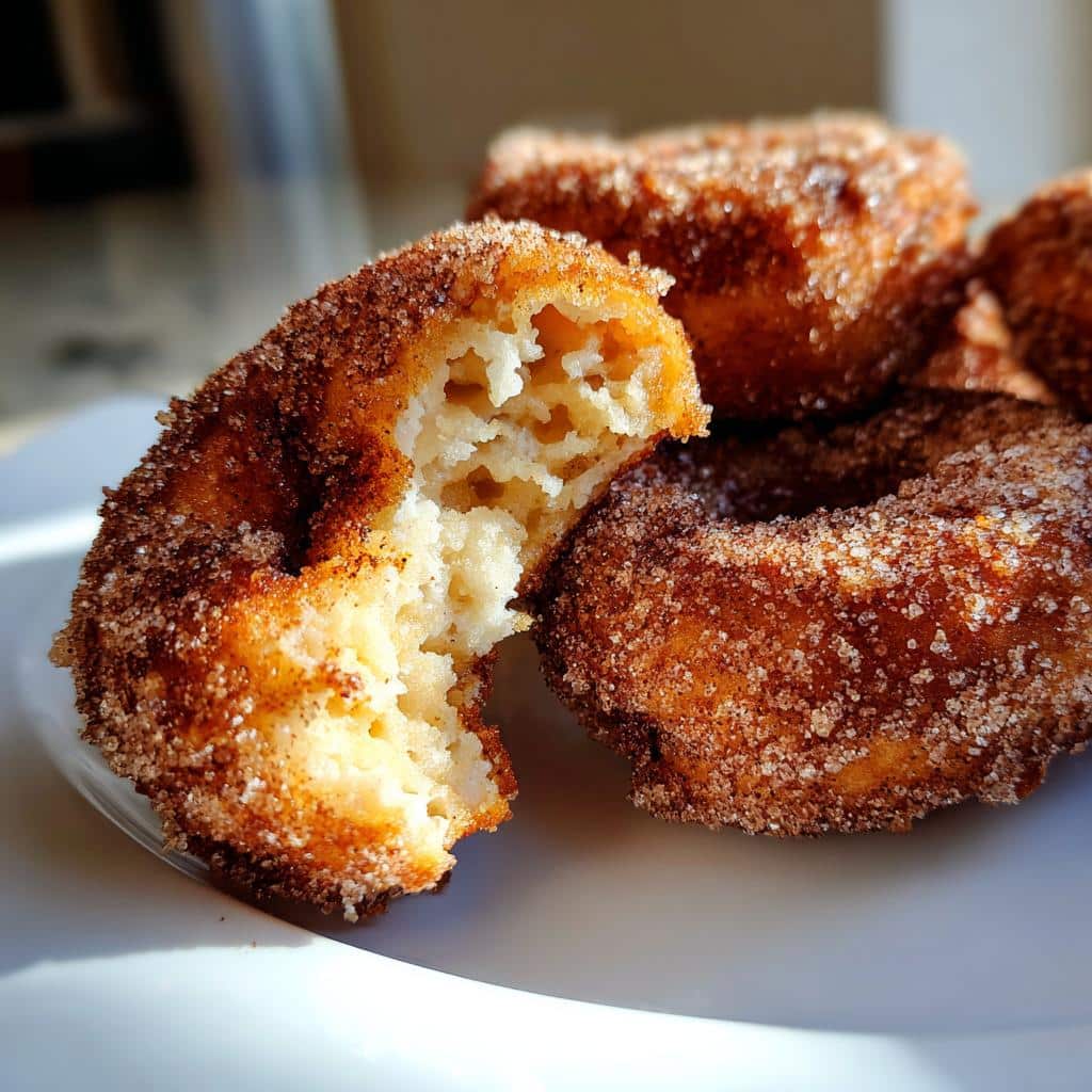 air fryer churro donuts high protein