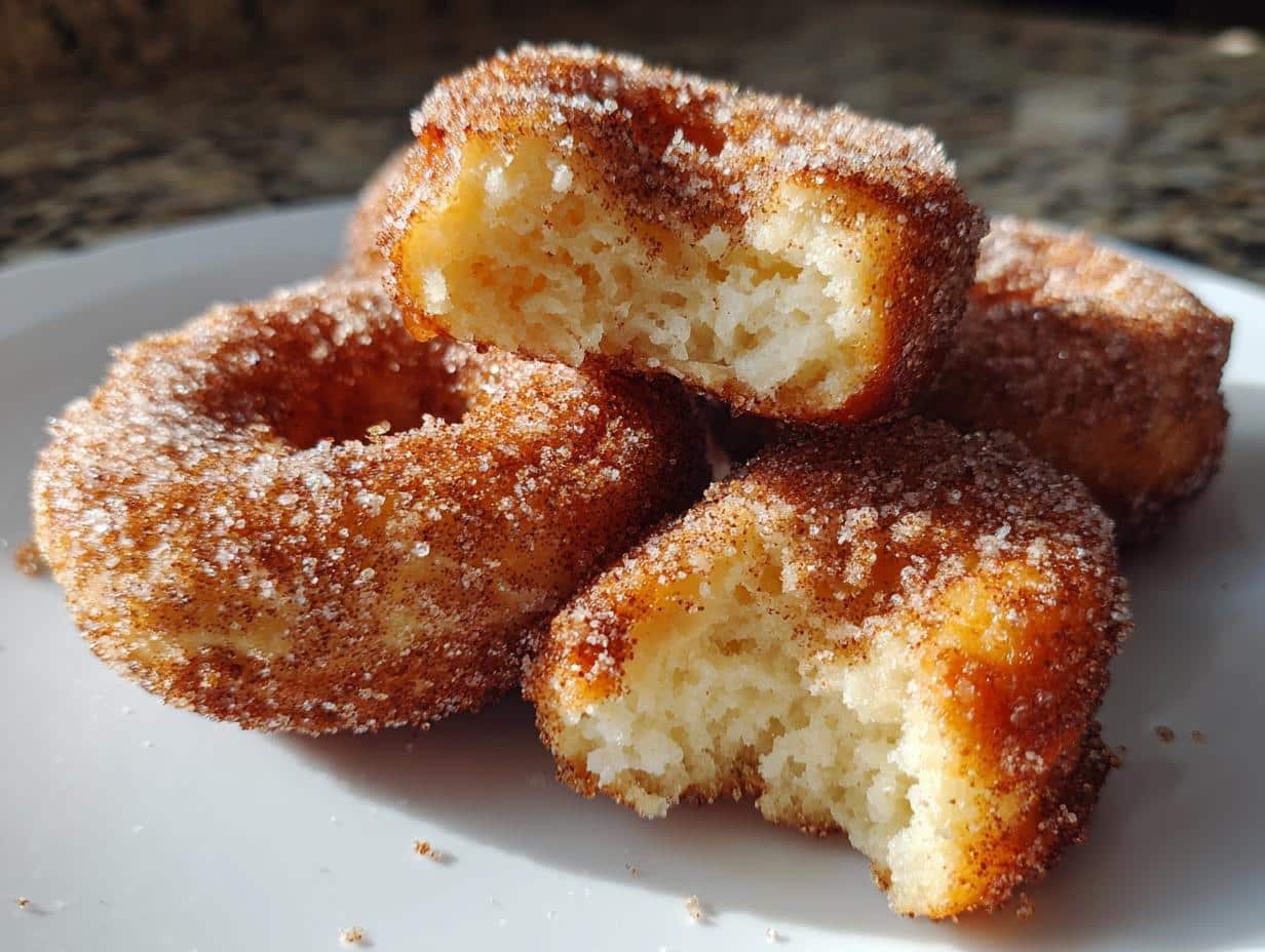 air fryer churro donuts homemade - detail 1