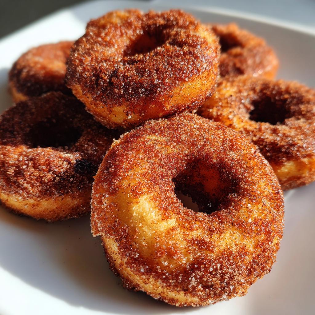 air fryer churro donuts kid friendly