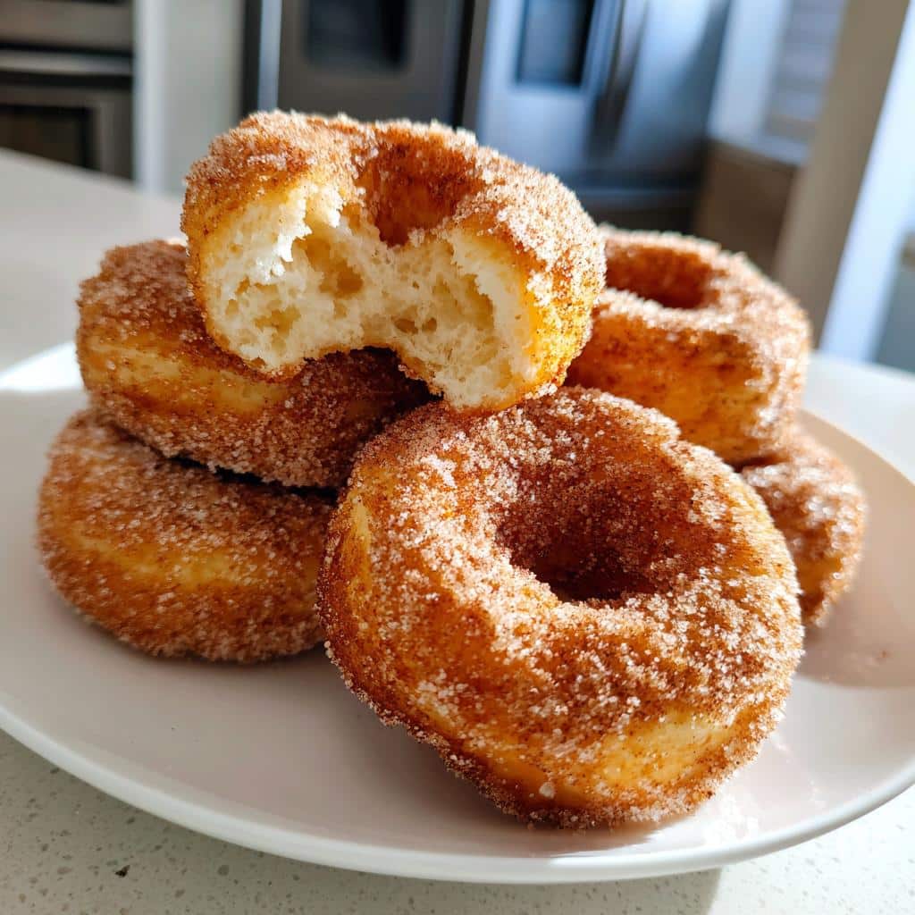 air fryer churro donuts no bake style - detail 1