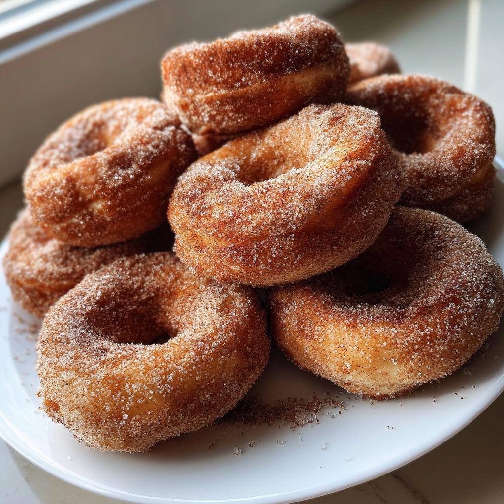 air fryer churro donuts party dessert