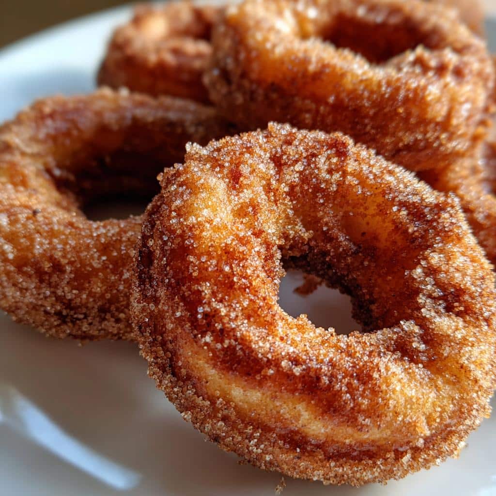 air fryer churro donuts quick - detail 1