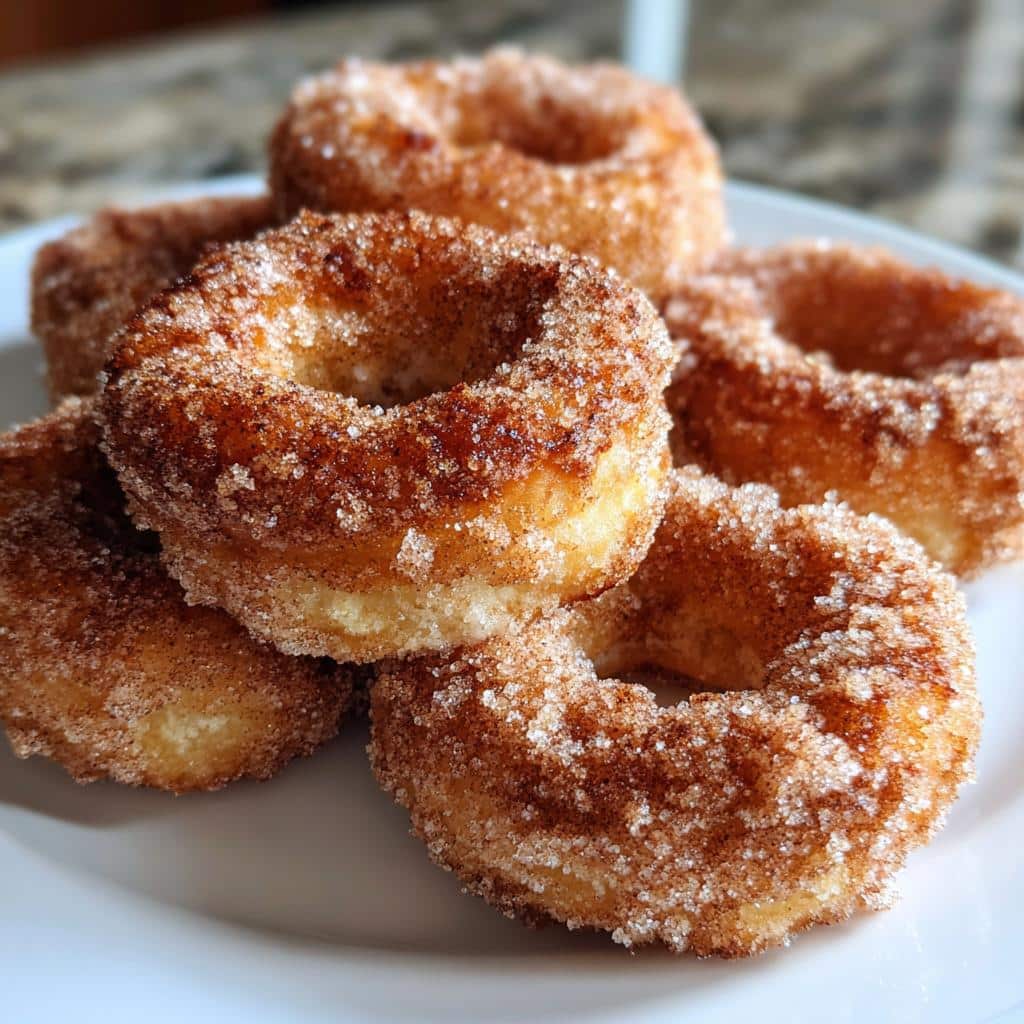 air fryer churro donuts quick