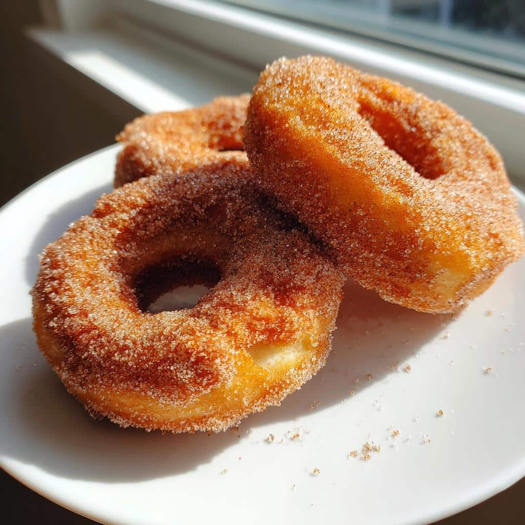 air fryer churro donuts single serve - detail 1