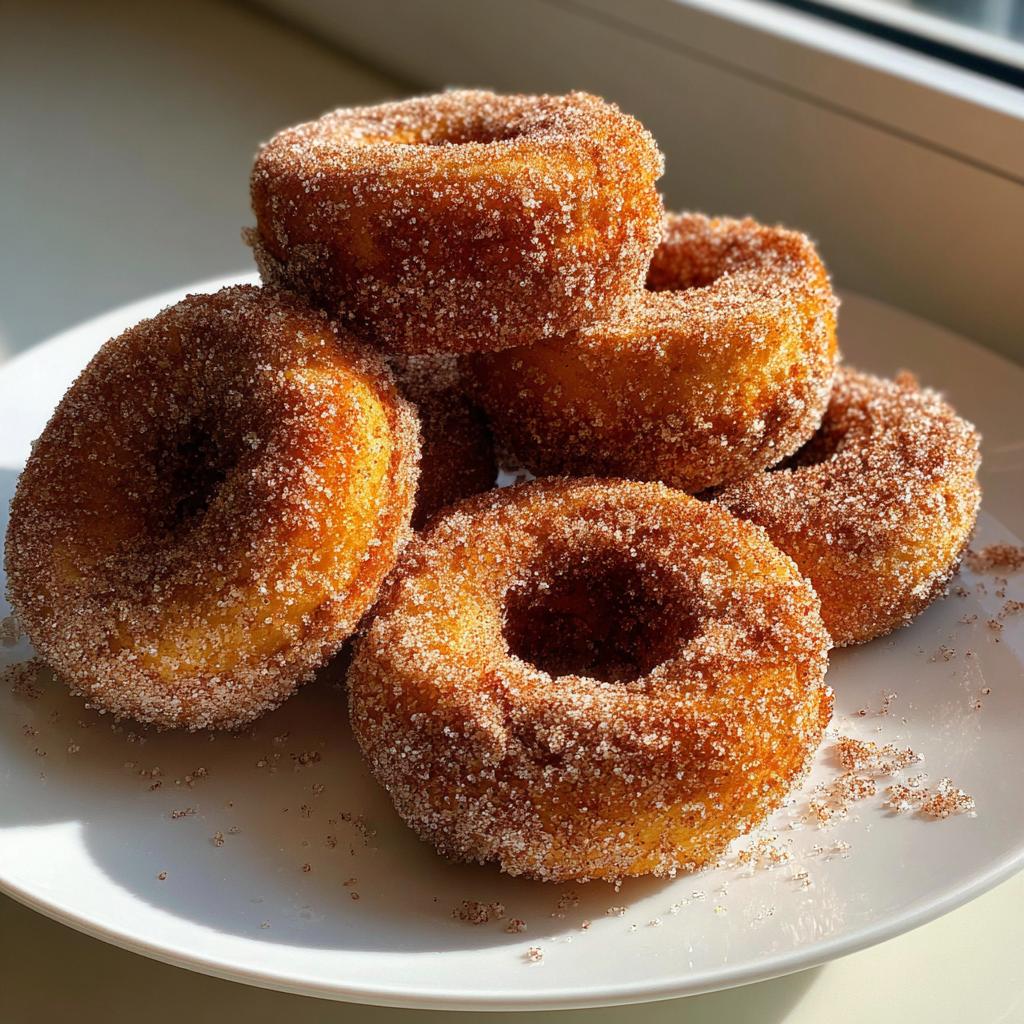 air fryer churro donuts single serve