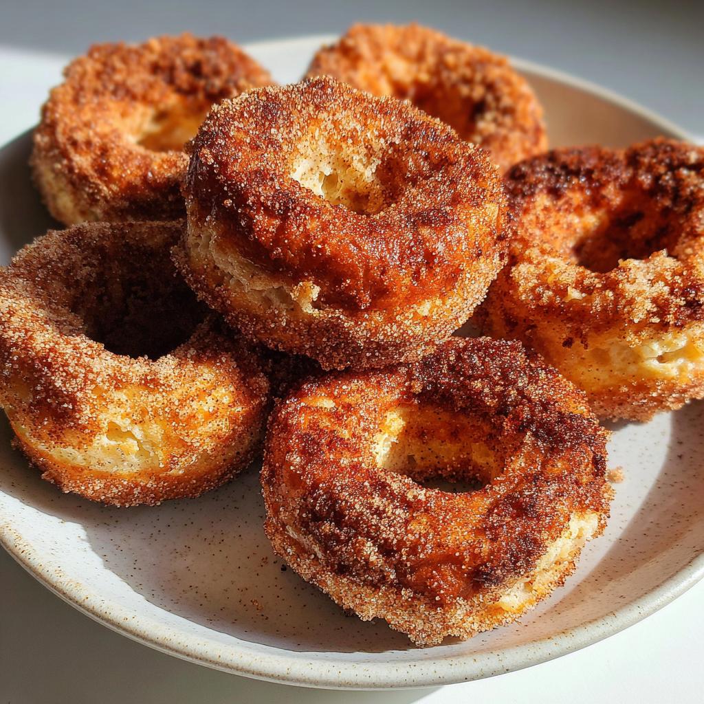 air fryer churro donuts small batch